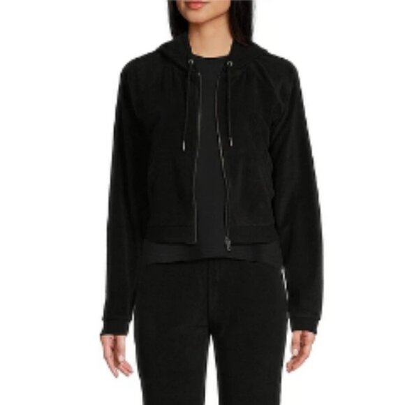 Volcom Lil Velour Zip Up Crop Hoodie and Pants NWT - Picture 9 of 10